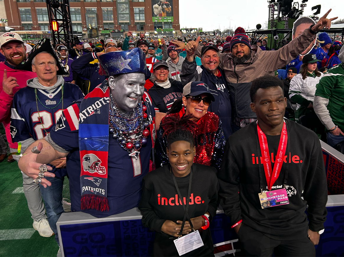 Unified Sports athletes at the NFL Draft