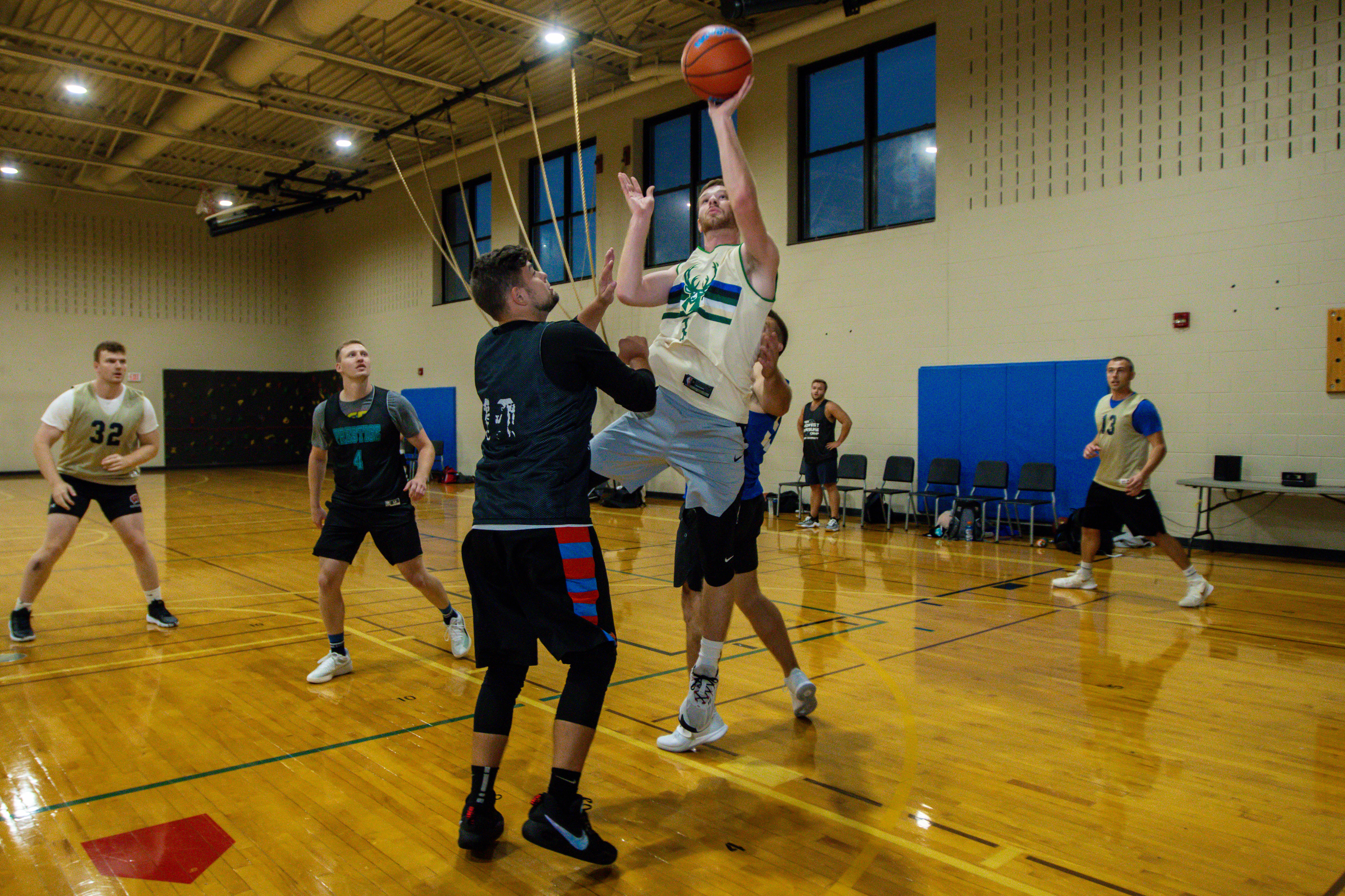 Adult Men's Basketball Players