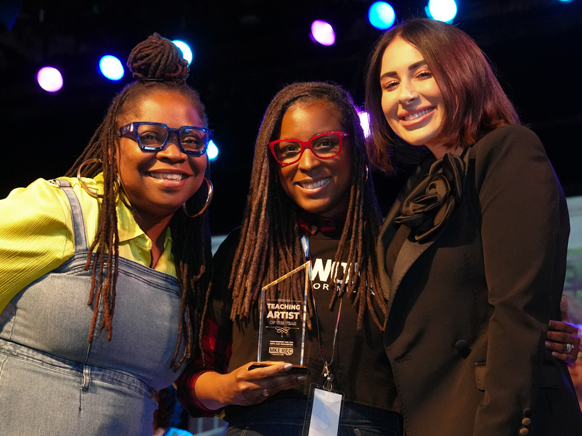 Dionna Hayden receives Teaching Artist of the Year Award