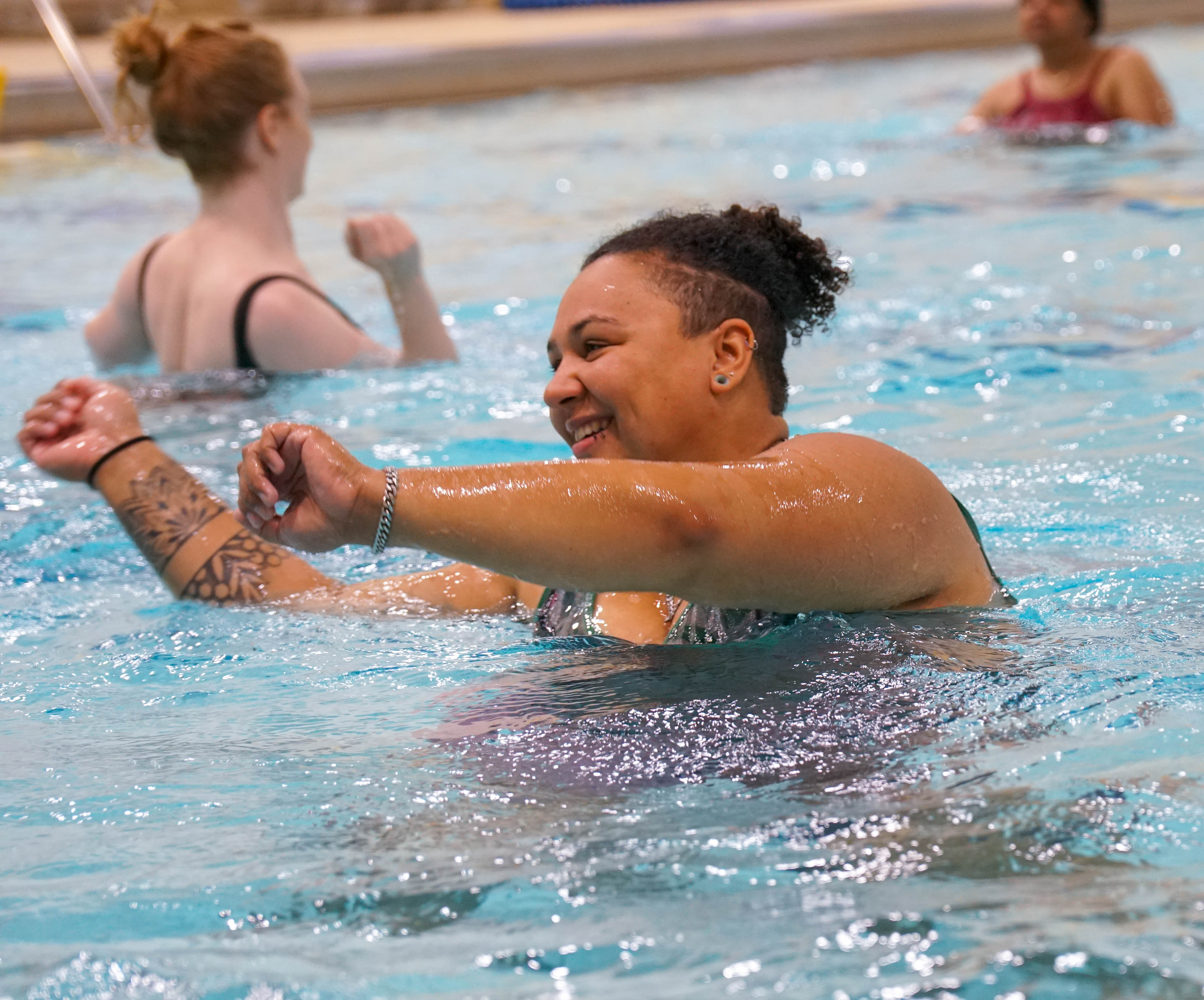 Aqua Zumba class at Vincent