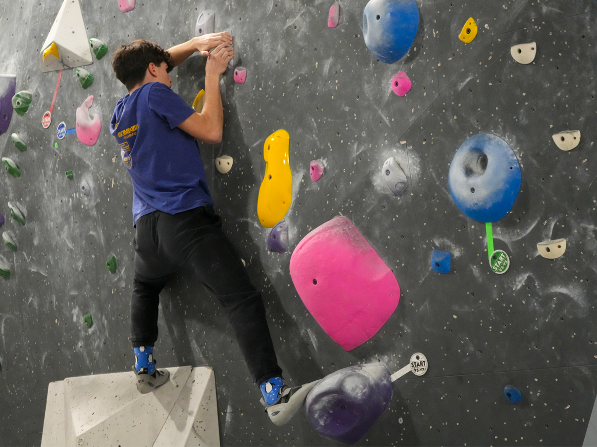 Rock Climbing Club Participant